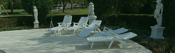 Travaux sur terrasses
